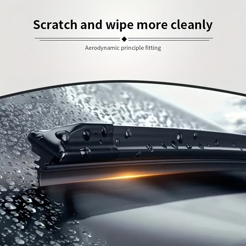 Automotive Universal Wiper U-Type Boneless Wiper HD Quiet Durable Car Wiper U-type Available For All Models